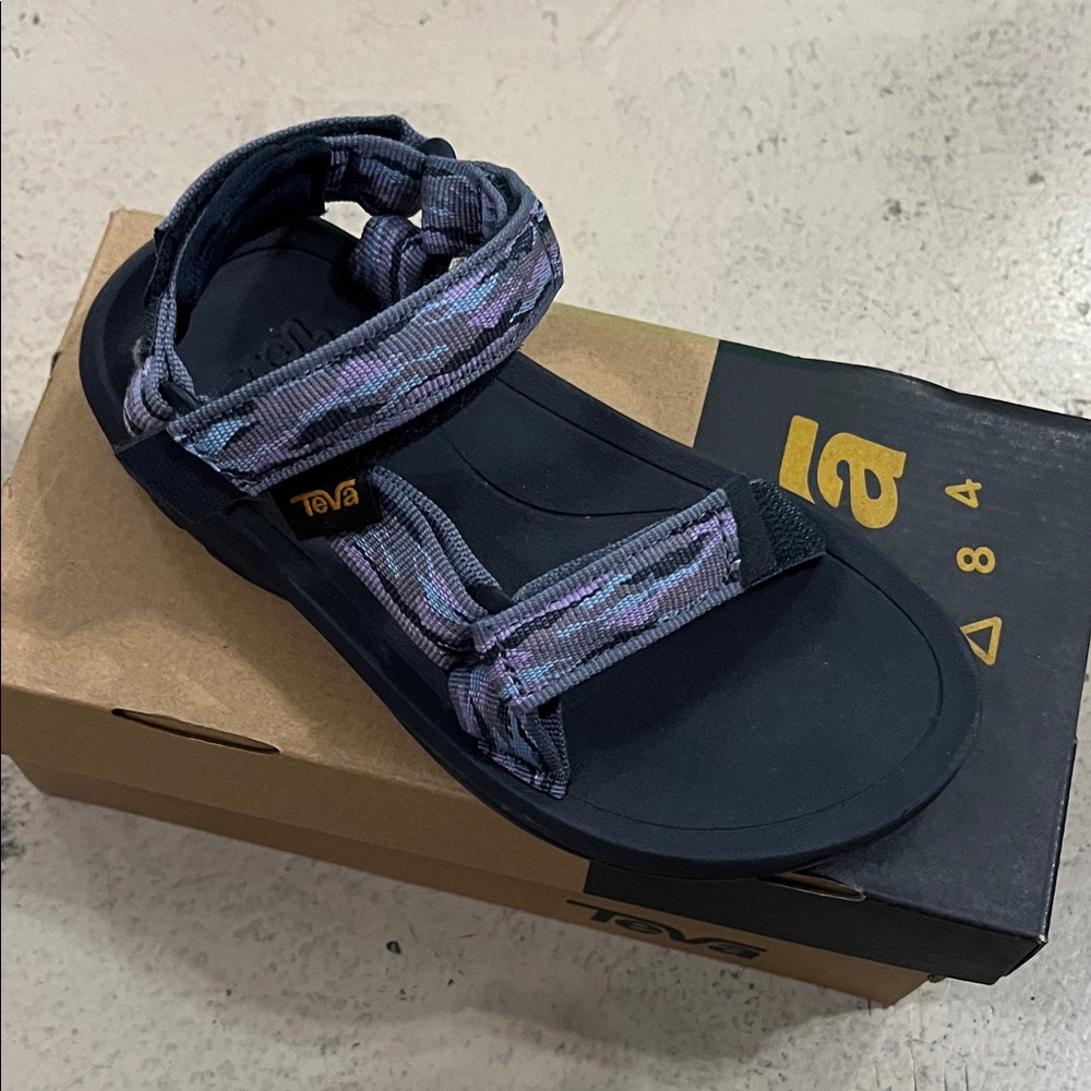 Teva Black and Purple Outdoor Sandals